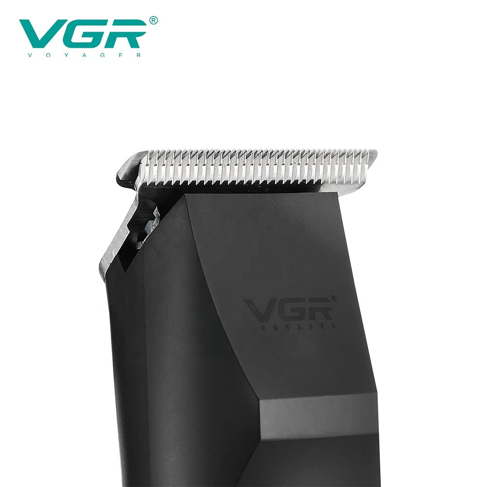 VGR V-229 Professional Men's Electric Hair Clipper & Beard Trimmer - USB Rechargeable Cordless Hair Cutting Kit with Adjustable Blades for Home Barbering & Self Grooming - Perfect for Travel, Salon & DIY Haircuts