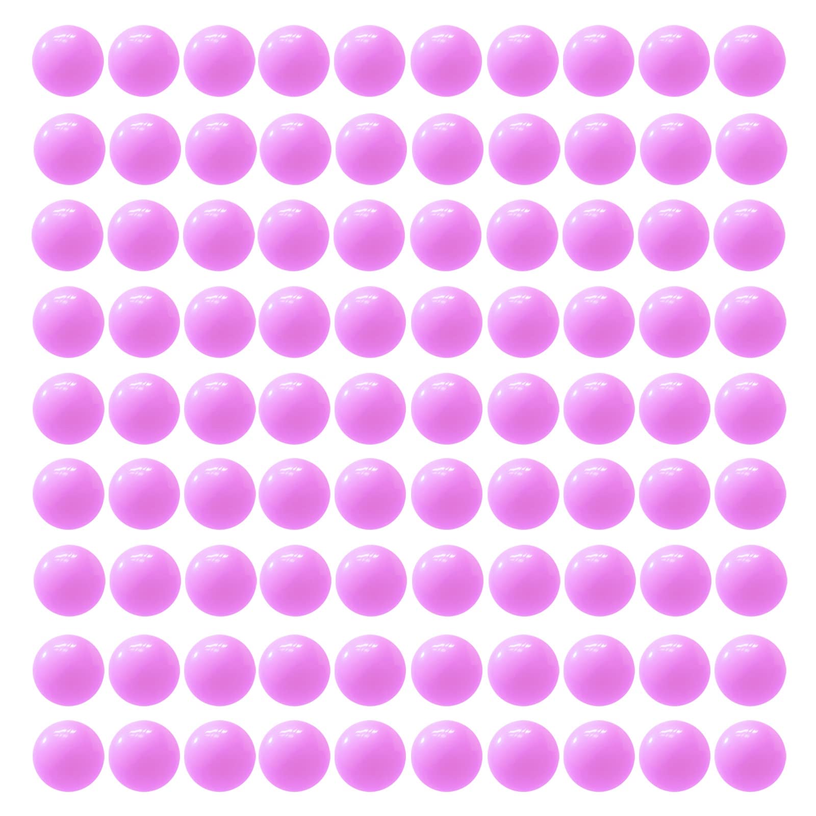 90 PCS 14mm Plastic Game Replacement Marbles - 9/16 Inch Pink Balls for Chinese Checkers, Marble Run, Hungry Hungry Hippos - Perfect for Board Games, Kids Play & Family Game Night