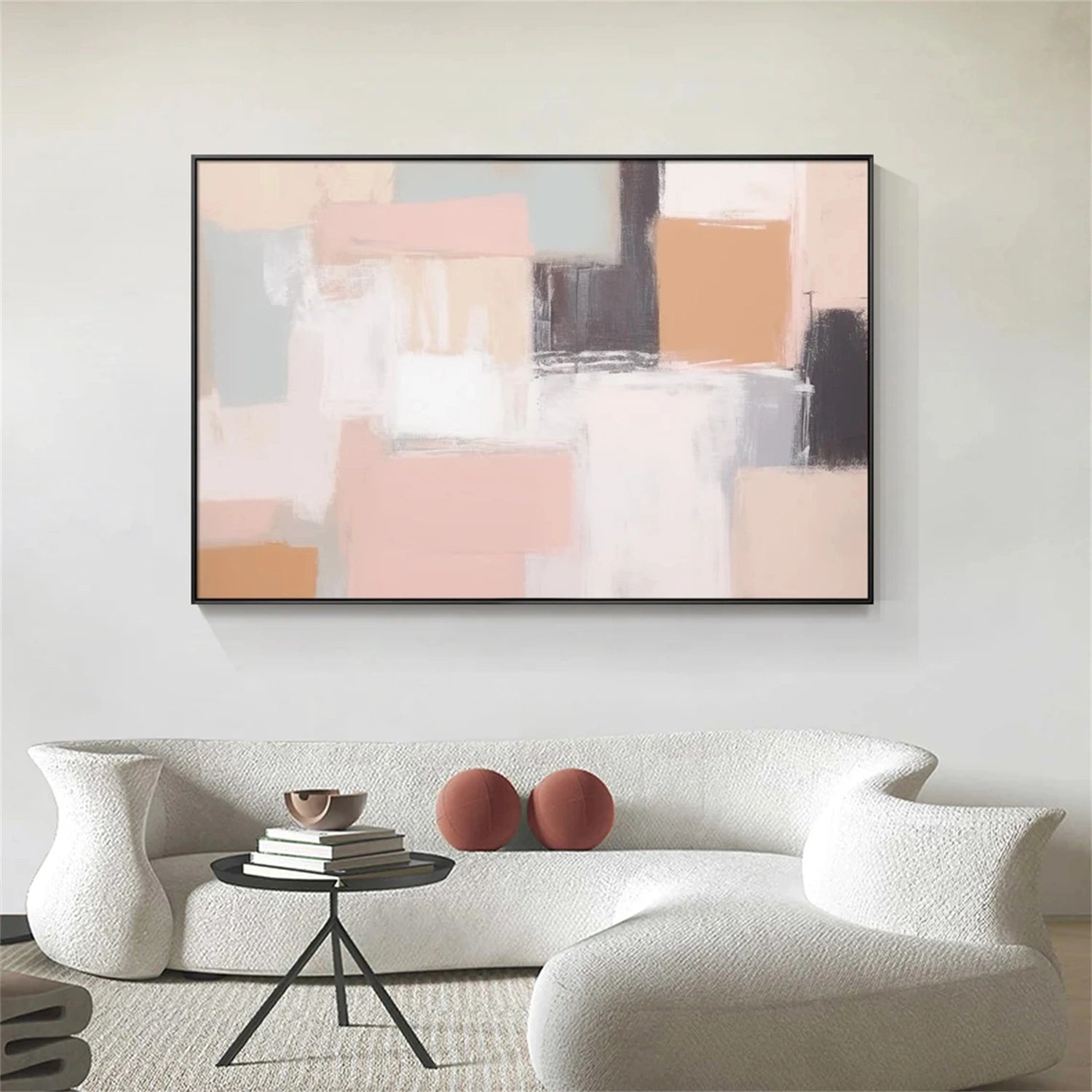 Abstract Painting #AB 296 - Modern Wall Art for Home & Office Decor | Large Canvas Artwork for Living Room, Bedroom, or Workspace