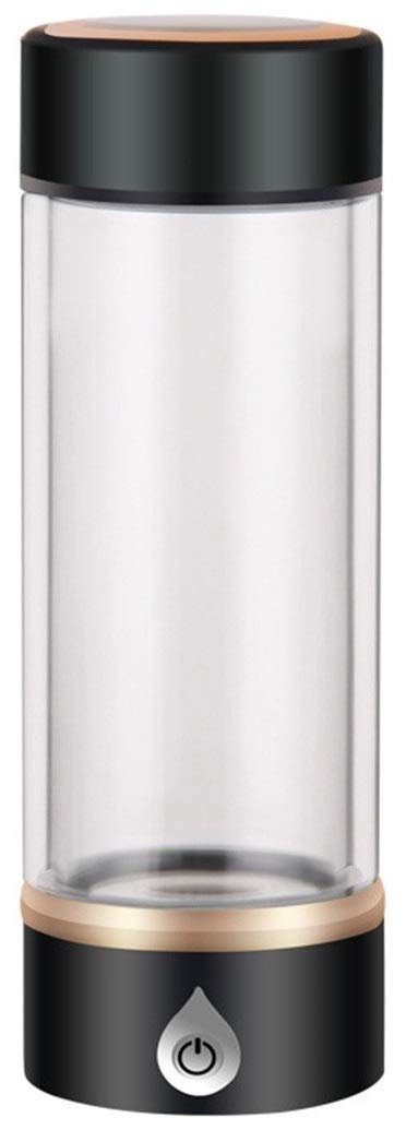 Premium Portable Hydrogen Water Bottle with SPE & PEM Technology - Glass Ionized Water Generator for Anti-Aging & Antioxidant Benefits - Hydrogen Rich Health Care Cup for Fitness, Travel & Daily Hydration
