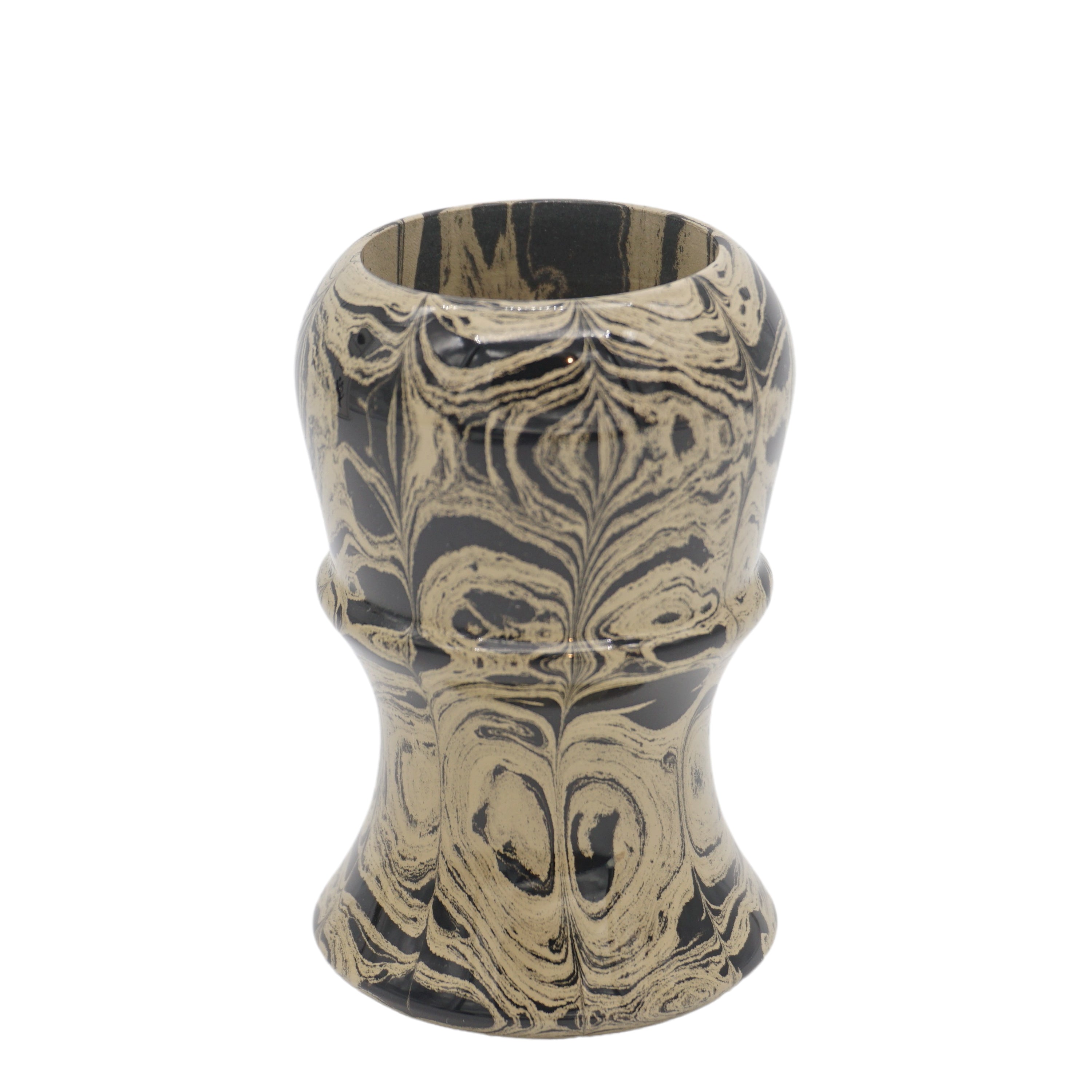 Premium Sand Ebonite Handmade Shaving Brush Handle - Fits 24mm & 26mm Knots - Perfect for Wet Shaving & Grooming Gifts for Men