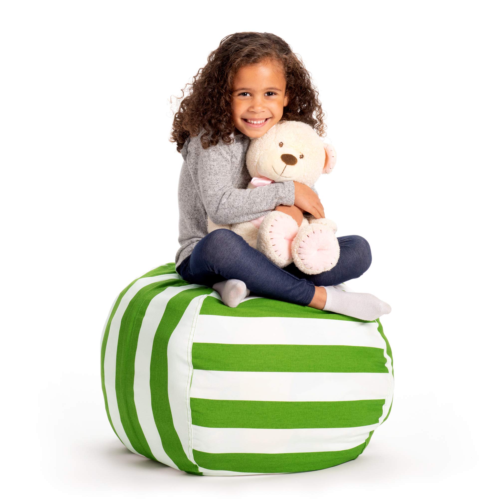 Creative QT Stuffed Animal Storage Bean Bag Chair for Kids - 27