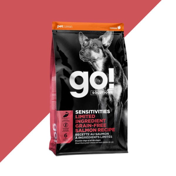 Go! Solutions Sensitivities Limited Ingredient Grain-Free Salmon Recipe Dry Dog Food - Hypoallergenic & Digestive Support for Dogs with Food Allergies - Perfect for Sensitive Stomachs & Skin Issues