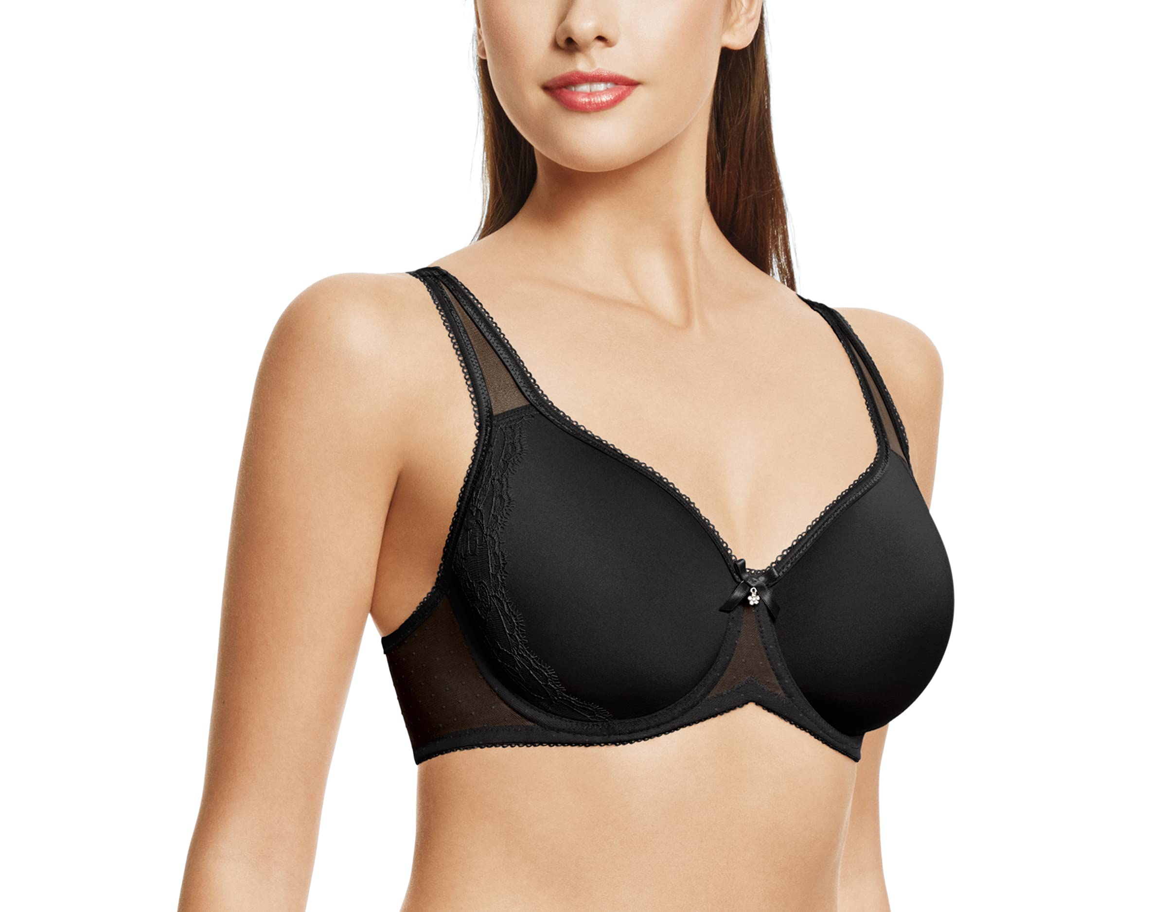 Wacoal Women's Retro Chic Contour Bra - Comfortable Full Coverage Underwire Support for Everyday Wear & Special Occasions