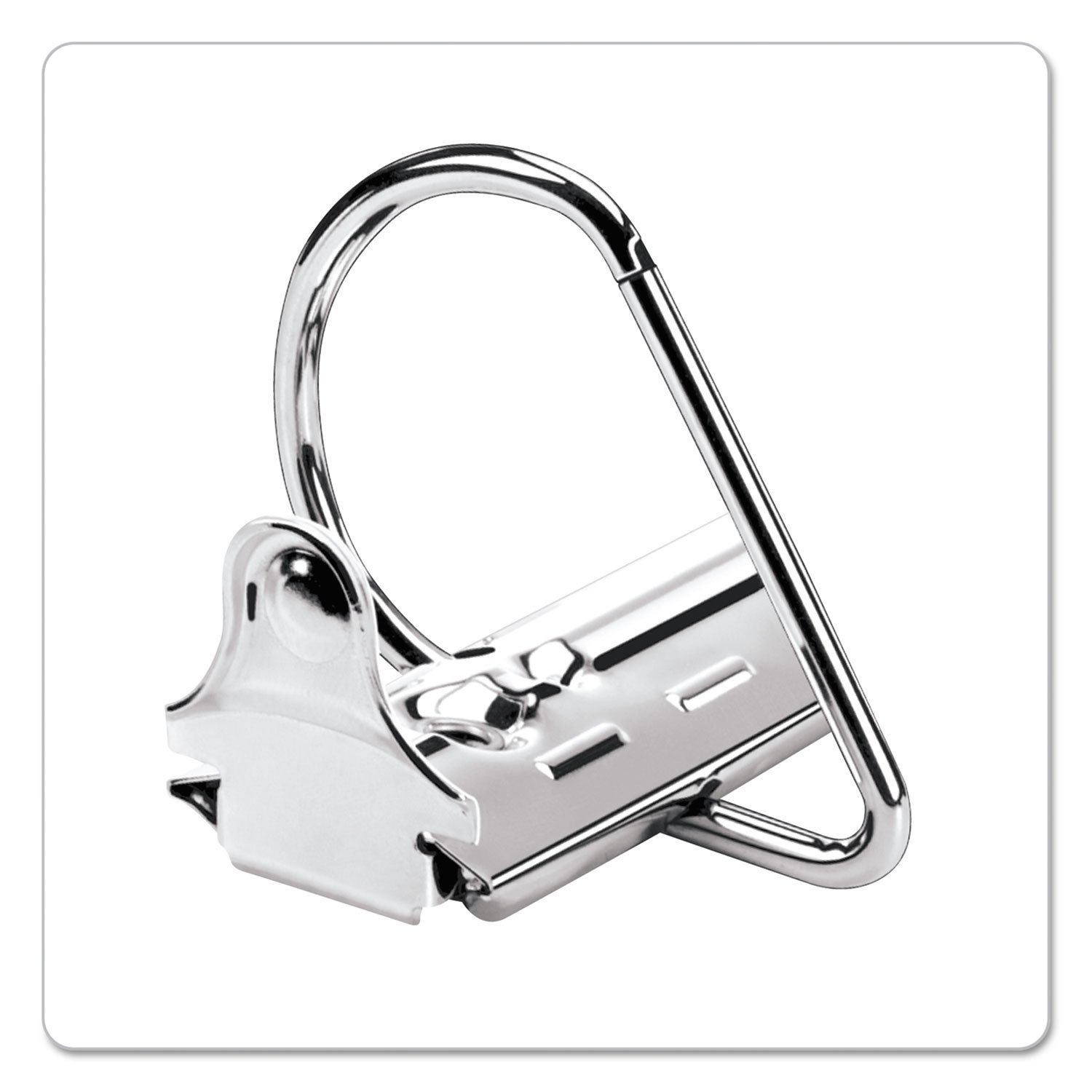 Cardinal ExpressLoad 4 Inch D-Ring Binder - 750 Sheet Capacity White Binder with ClearVue Cover & Locking D-Rings (49140) - Perfect for Office Documents, School Projects, and Business Presentations
