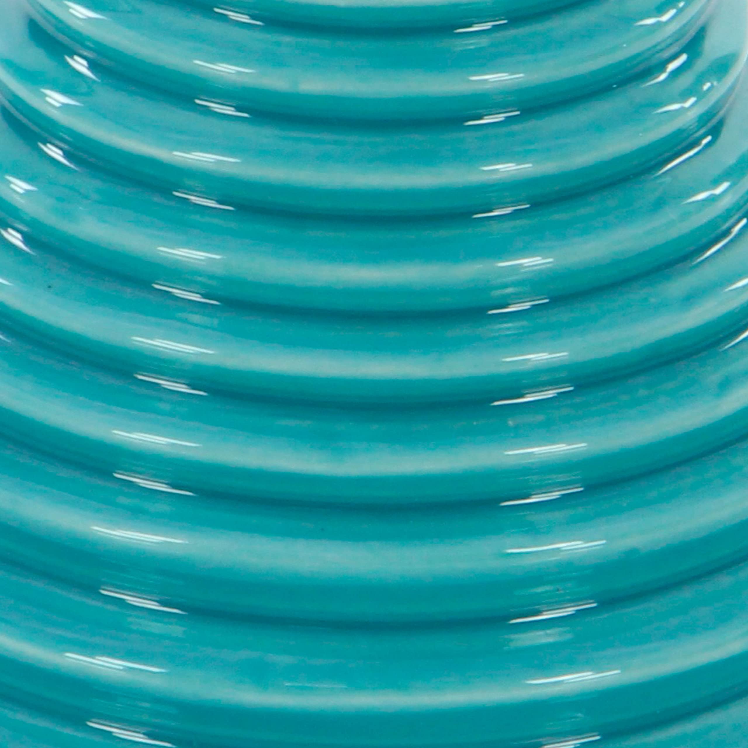 Deco 79 Ceramic Vase Set of 3 - Blue Handcrafted Home Decor Centerpiece with Unique Patterns (5