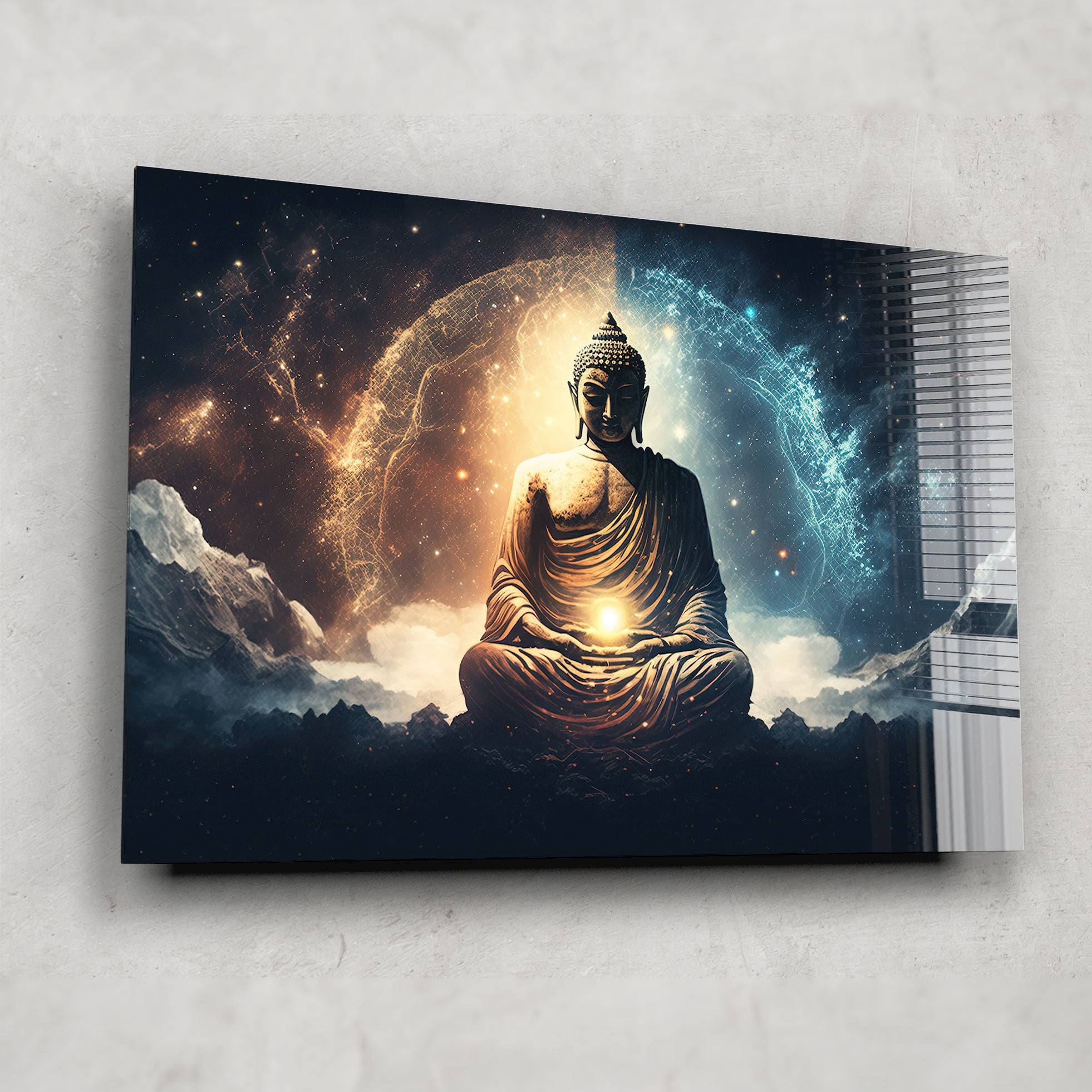 Buddha Statue for Home Decor - Meditation & Enlightenment Sculpture for Yoga, Zen Garden & Spiritual Spaces
