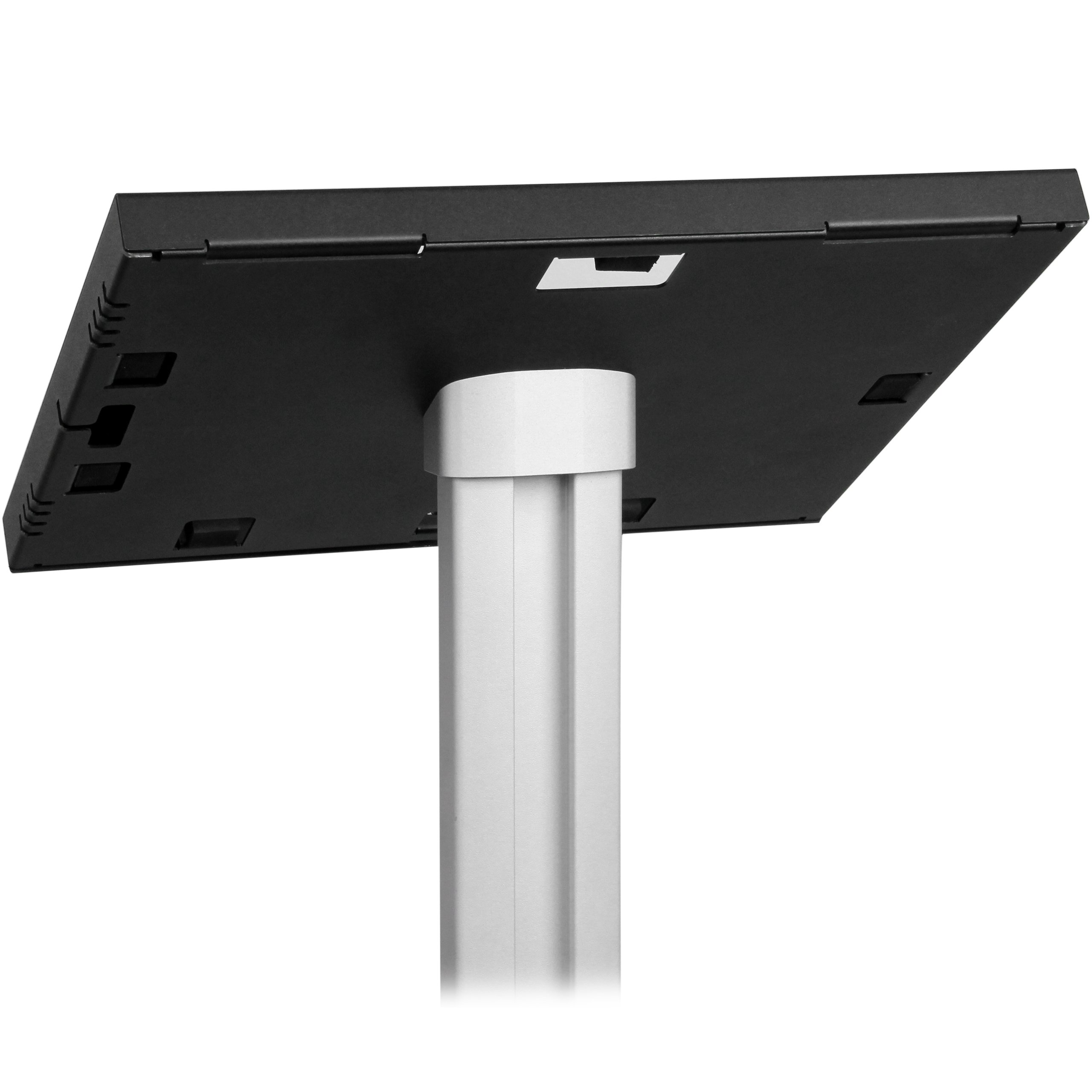 Secure Tablet Floor Stand with Anti-Theft Lock - Heavy Duty Metal Mount for 9.7