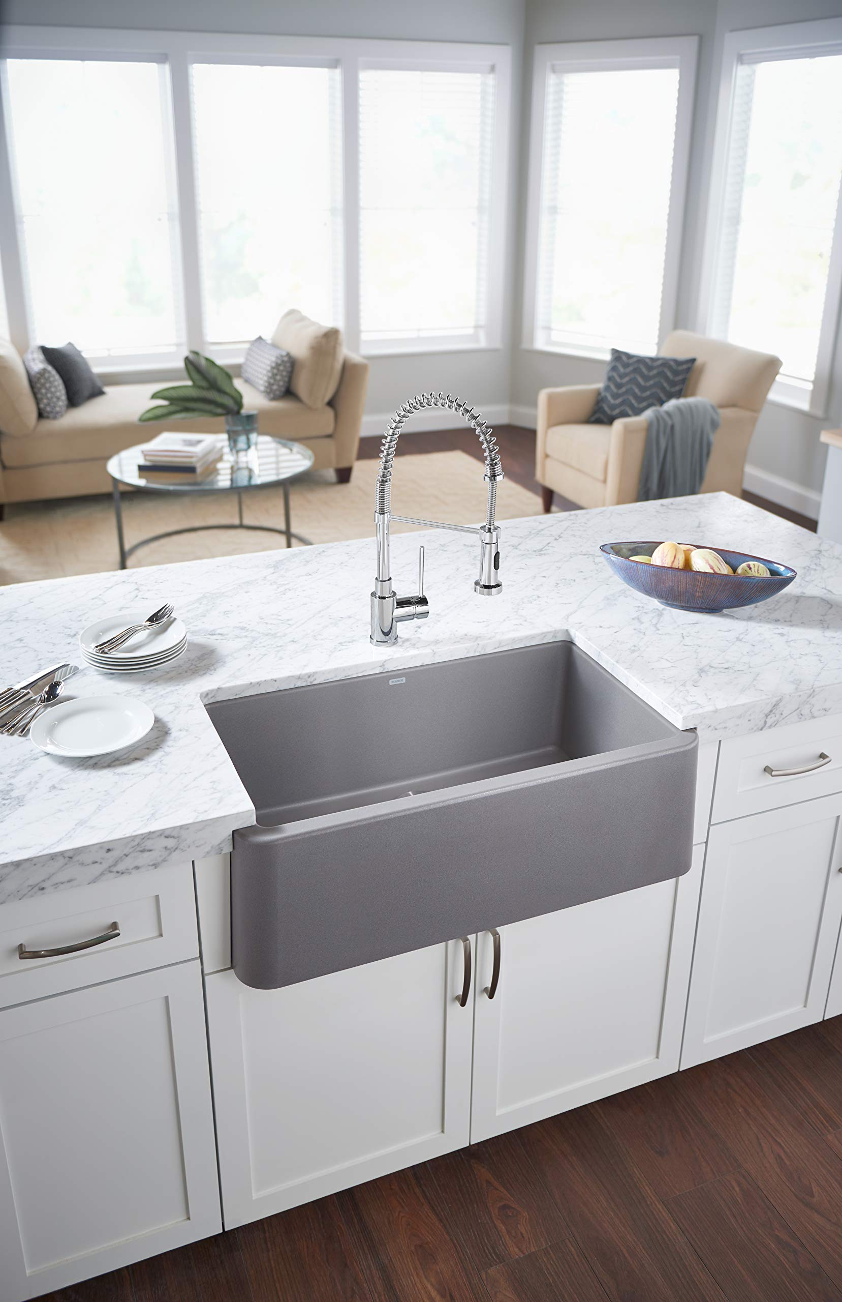 BLANCO Kitchen Sink with Drainboard - Perfect for Modern Homes