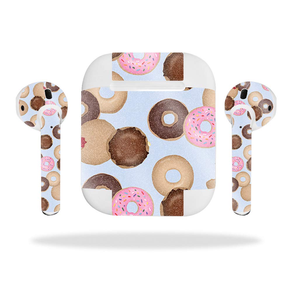 Glossy Glitter Skin for Apple AirPods - Donut Binge Design | Protective & Durable High-Gloss Cover | Easy to Apply & Remove | Made in USA | Perfect for Customizing & Protecting Your AirPods Case