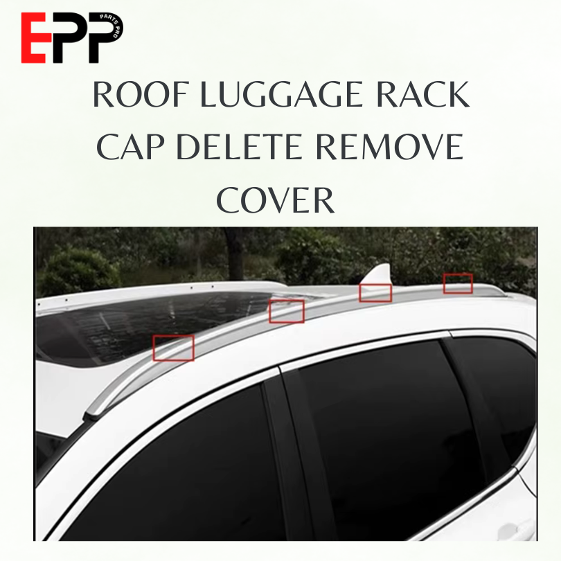 2012-2016 Honda CR-V Roof Rail Covers Replacement Set - 8pcs Silver OEM Style Accessories for Car Roof Protection & Stylish Upgrade