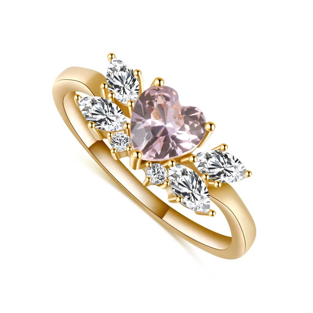 Princess Serenity Ring - Elegant Moon Crystal Jewelry for Women | Perfect Gift for Anime Fans, Cosplay & Special Occasions