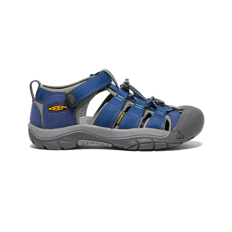 Newport H2 Sandals for Big Kids - Blue Depths/Gargoyle | Waterproof & Comfortable for Beach, Pool & Outdoor Adventures
