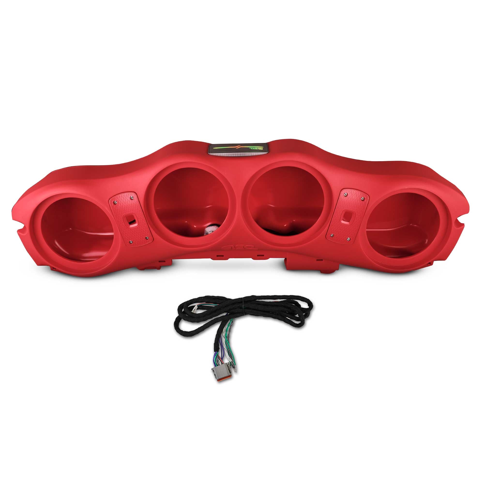 2024 Jeep JL/JLU/JT Overhead Sound Bar with 4 X 8 Speakers & Wiring Harness - OEM Fit Replacement for Enhanced Audio Experience | Perfect for Off-Road Adventures & Daily Commuting