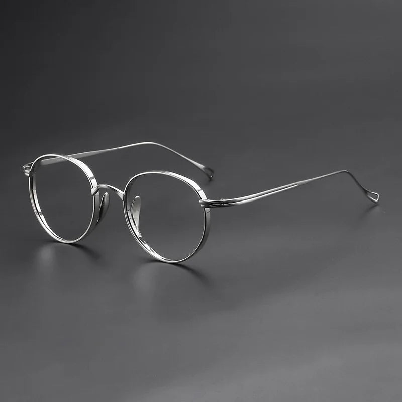 Brightzone Women's Full Rim Oval Square Titanium Eyeglasses - Lightweight & Durable Frame for Work, Reading & Everyday Use - Model 105181