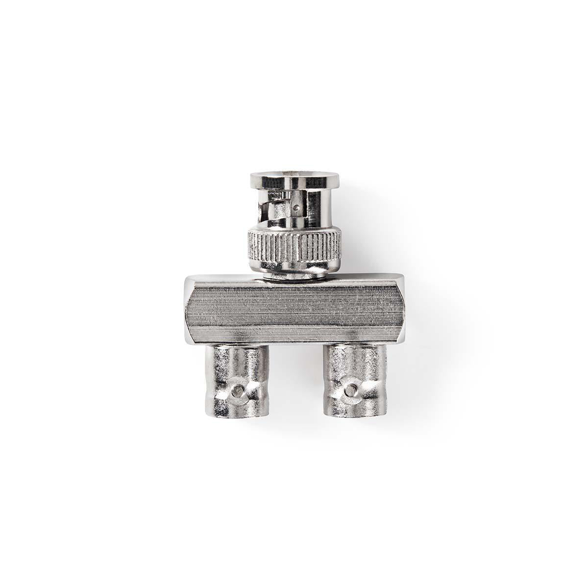 BNC Male to Dual BNC Female Adapter - 2-Port RF Connector for CCTV, Antenna, and Video Equipment - Perfect for Surveillance Systems and Broadcast Setups