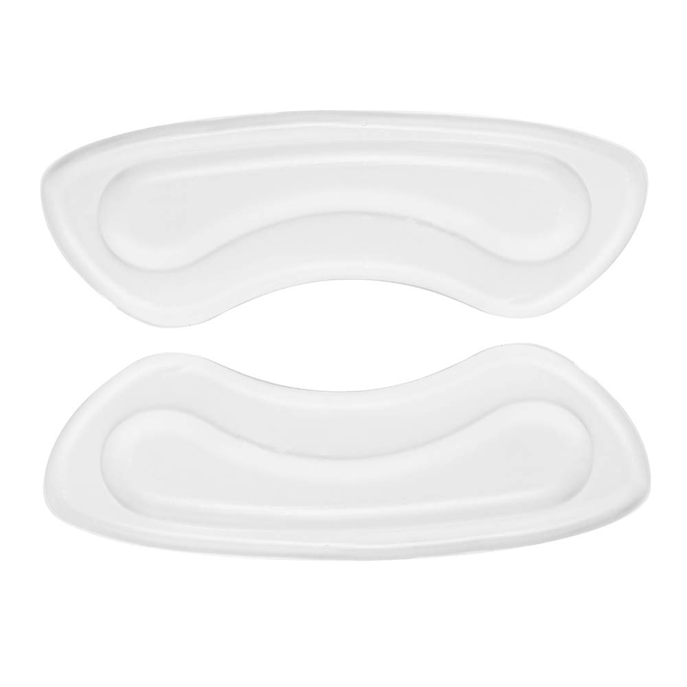 Anself 2 Pairs Silicone Heel Cushion Inserts - Anti-Slip Reusable Self-Adhesive Shoe Pads for Women, Blister Prevention & Comfort for Loose Shoes & High Heels - Perfect for Work, Parties & Daily Wear