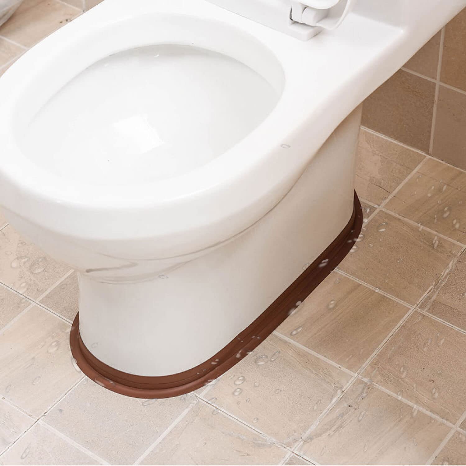 Waterproof Caulk Strip for Kitchen Bathroom Sink - 2.2cm x 3.2m Brown Self-Adhesive Sealing Tape | Bathtub, Basin Edge Protector for Water Leak Prevention & Mold Resistance | Perfect for DIY Home Renovation & Bathroom Upgrades