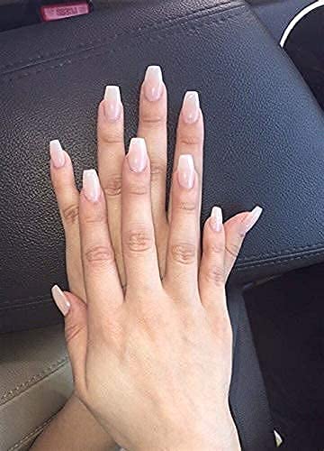 MAPPERZ Acrylic Fake Nails Kit with Glue & File Tool - 100pcs Professional False Nails for Women in White | Perfect for Parties, Weddings & Daily Manicures