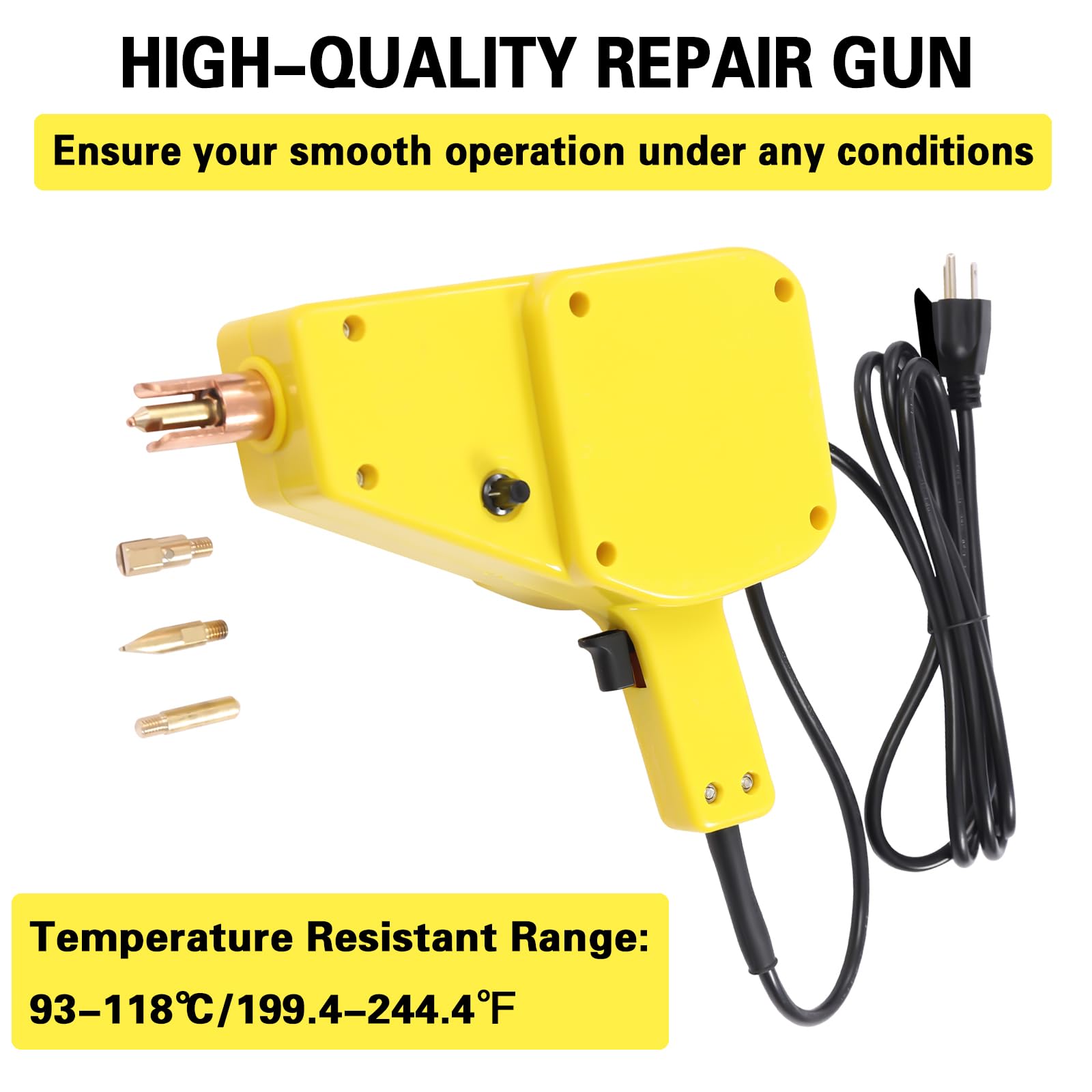 4500W Stud Welder Kit for Auto Body Repair - 800VA Spot Welder with Dent Puller & Welding Pins - 110V Stud Gun Kit for Car Dent Removal & Metal Repair (Perfect for DIY Auto Bodywork & Professional Garage Use)