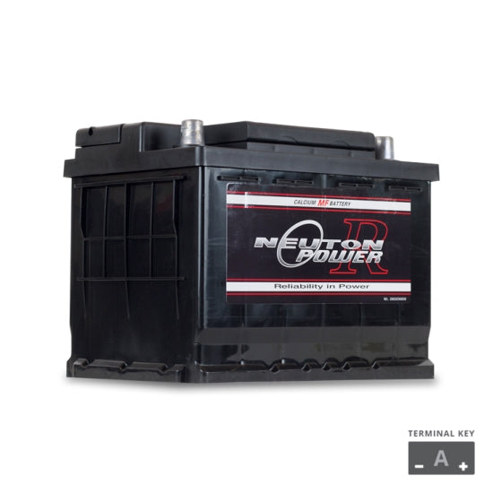 Neuton Power DIN55 Maintenance Free European Automotive Battery - Reliable Performance for Cars, Trucks & SUVs - Perfect for Cold Weather & Long Drives