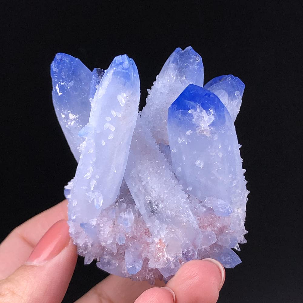 Natural Black Crystal Clusters for Home Decor - Healing Meditation Stones, Spiritual Gifts for Women & Men - Perfect for Yoga Rooms, Office Desks & Feng Shui Spaces