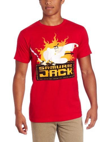 Cartoon Network Men's Samurai Jack Graphic T-Shirt | Anime Inspired Casual Tee for Fans | Perfect for Cosplay, Conventions & Everyday Wear