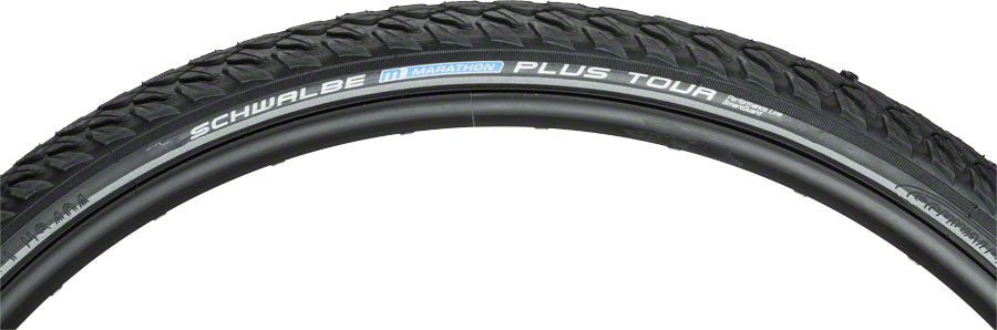 2 Pack Schwalbe Marathon Plus Tour Tire 700x40 Clincher - High-Performance Bicycle Tires for Road & Touring - Puncture Protection, Durable for Long-Distance Cycling & Commuting