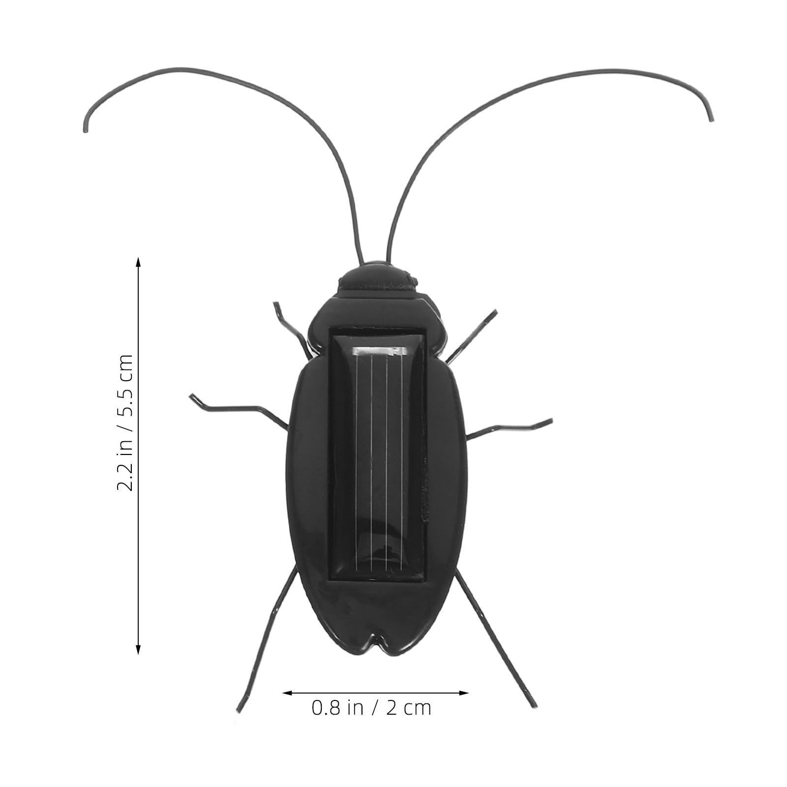 6PCS Solar Powered Insect Toys - Lifelike Moving Crickets & Grasshoppers for Kids, Boys & Girls - Educational Solar Science Toys for School Projects & Outdoor Play - Fun Fake Roaches for Nature Exploration & STEM Learning