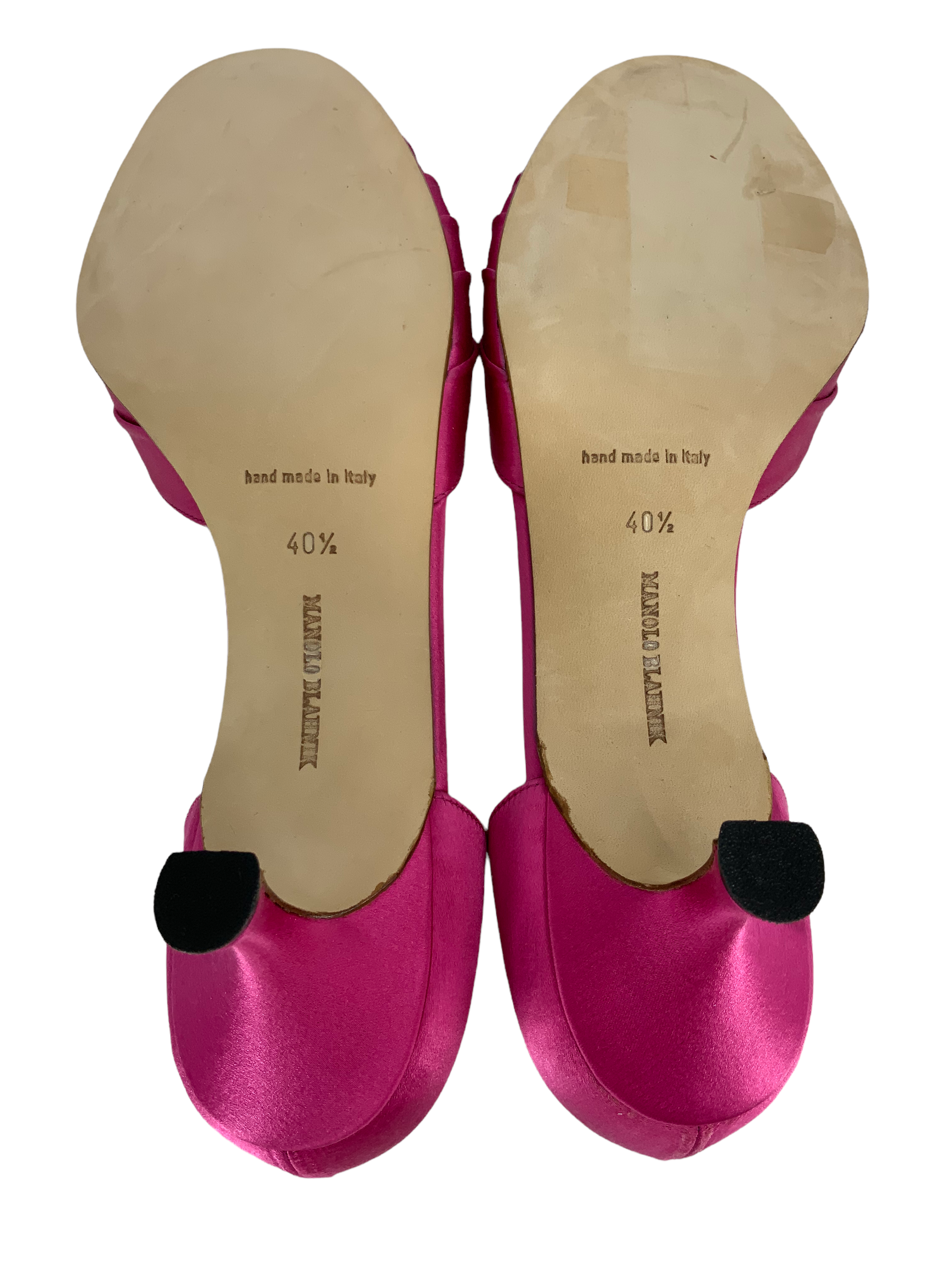 Manolo Blahnik Sedarby Embellished Satin d'Orsay Pumps Women's Size 10.5 - Luxury Evening Heels for Weddings, Parties & Special Occasions