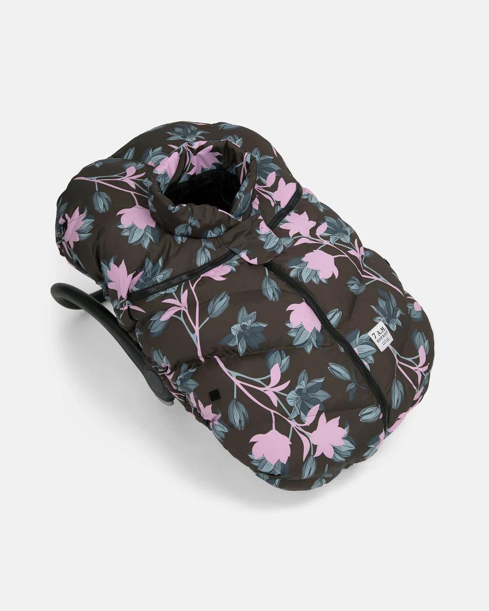 7 A.M. Car Seat Cover & Stroller Cocoon - Soft Baby Travel Blanket for Infants | Perfect for Winter Warmth, Outdoor Walks & Car Rides