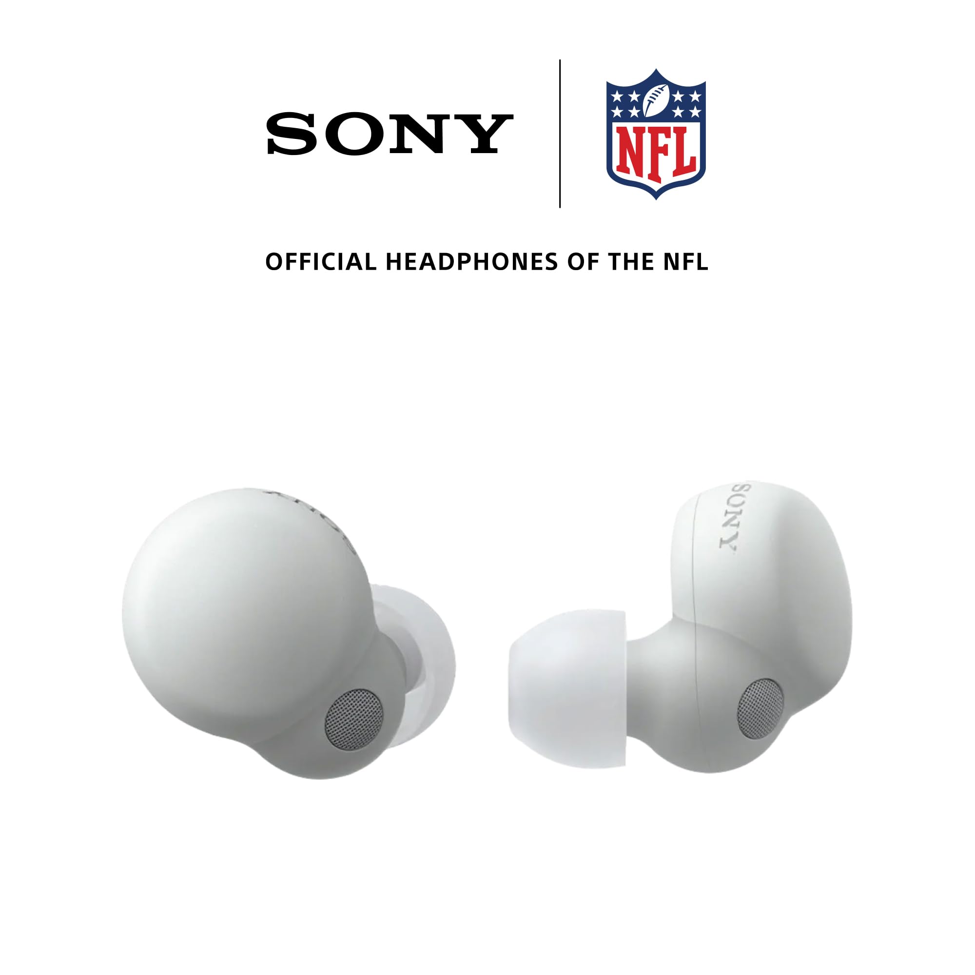 Sony LinkBuds S Truly Wireless Noise Canceling Earbuds with Alexa Built-in, Bluetooth 5.2 Headphones for iPhone & Android - Crystal Clear Sound, Comfort Fit - Perfect for Workouts, Commuting & Travel (White)