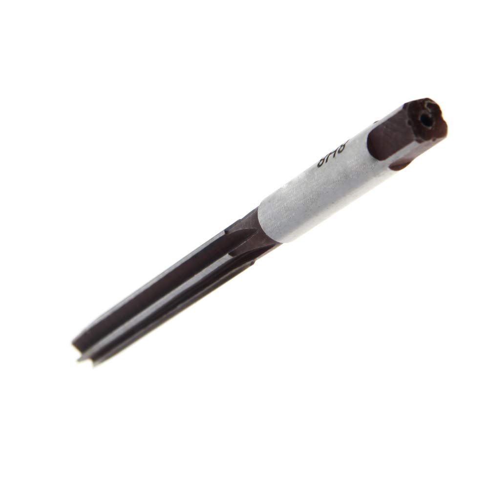 Bettomshin 8mm H8 Alloy Tool Steel Hand Reamer - 9CrSi Precision Hand Milling Cutter (1 Piece) - Perfect for Metalworking, DIY Projects & Machine Shop Tooling