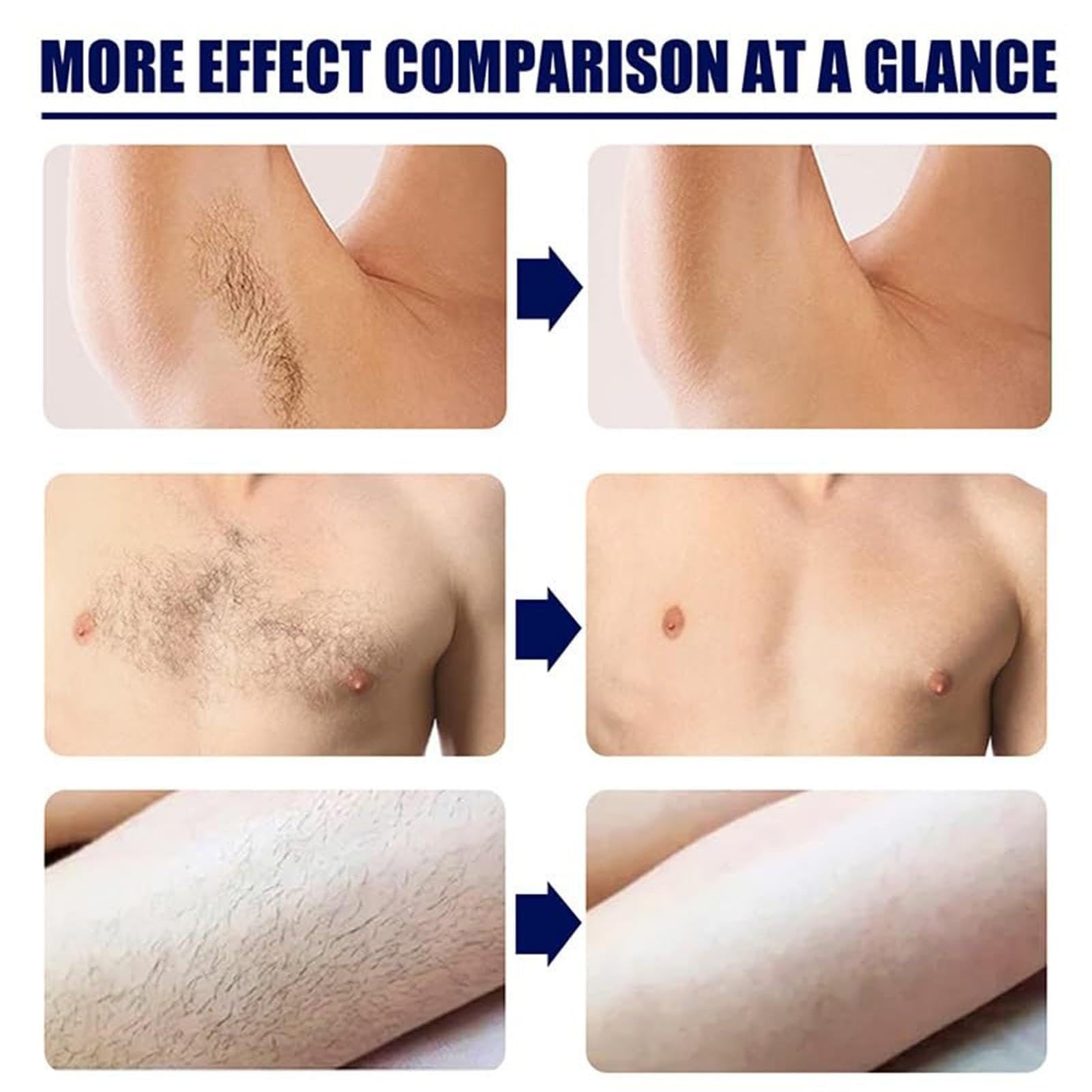 Hairslayer Body Hair Removal Powder Kit - Painless & Instant Hair Removal for Smooth Skin | Includes Glove & Brush | Gentle Skin Care for Men & Women | Perfect for Legs, Arms, Bikini Area & Full Body Hair Removal
