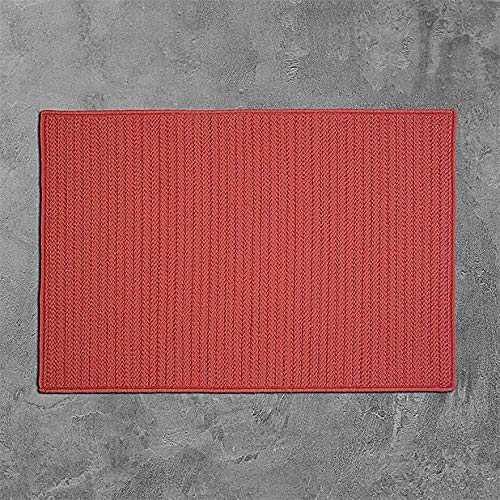 Simply Home Solid Area Rug 2x12 Feet, Terracotta - Perfect for Living Room, Bedroom, and Hallway Decor