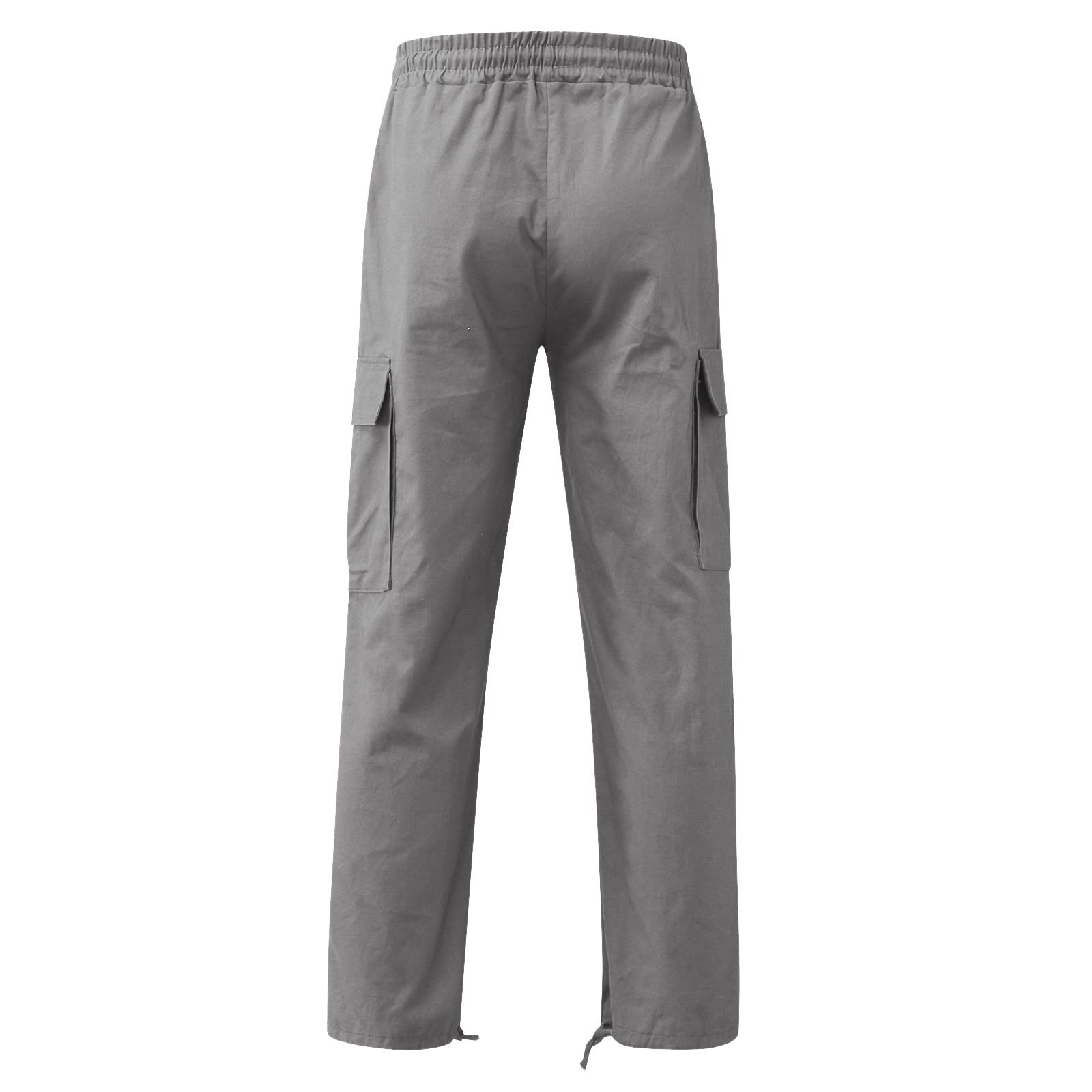 **Men's Cargo Pants - Work & Casual Baggy Joggers, Cotton Loose Straight Sweatpants for Outdoor, Hiking & Everyday Wear**
