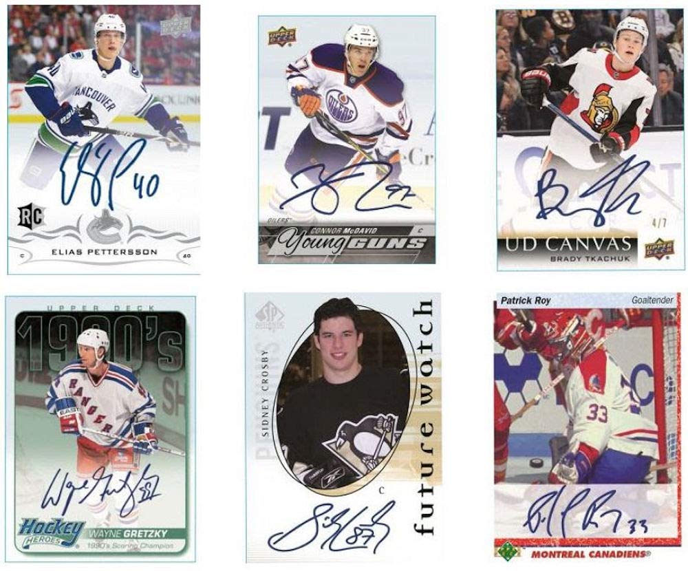 2018-19 Upper Deck Clear Cut NHL Hockey Trading Card Box - 1 Encased Autograph Card - Collectible Sports Memorabilia for Fans & Investors - Perfect for Gifts, Auctions & Display Cases