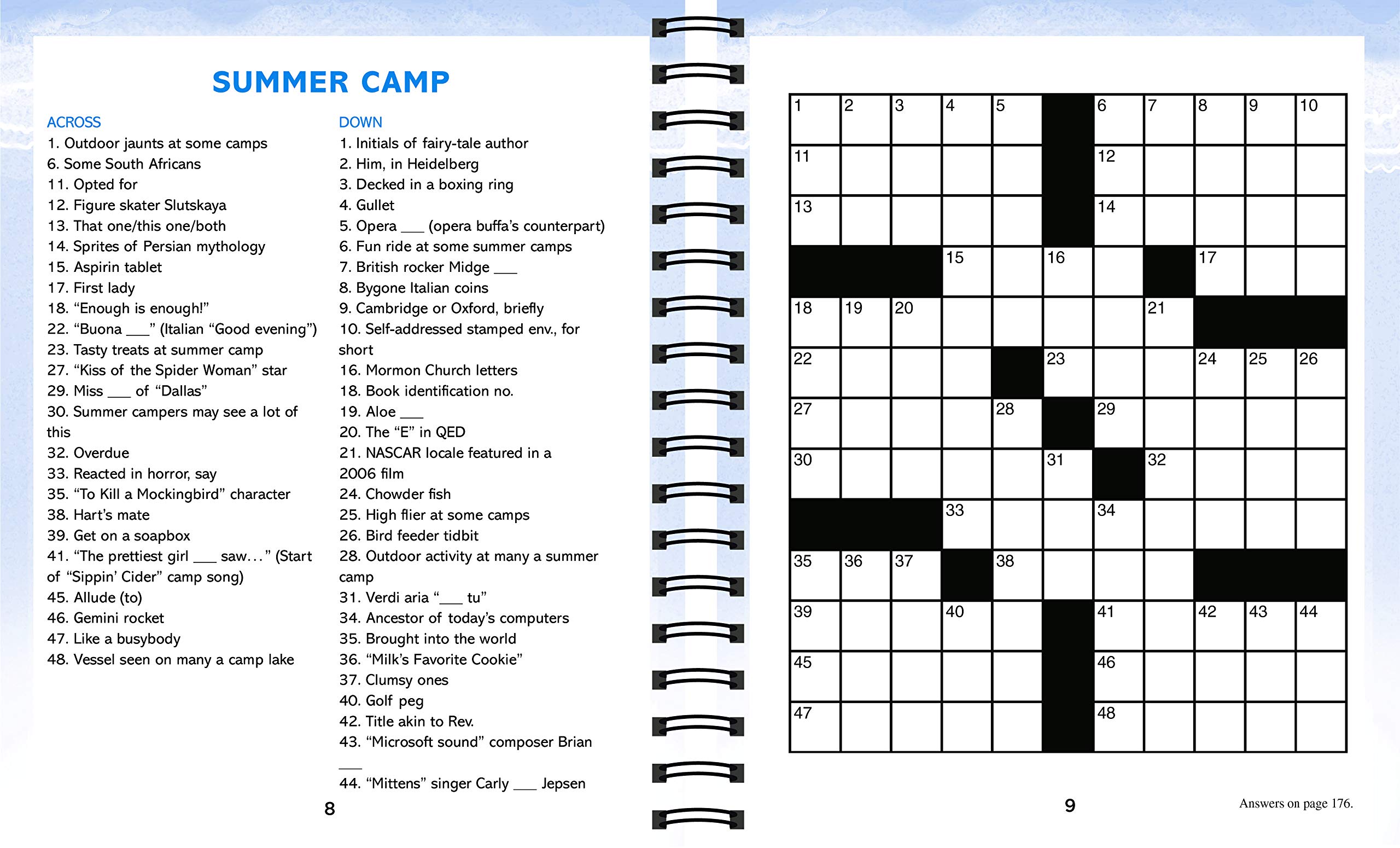 Brain Games - Summer Fun Puzzles: Relax, Unwind & Challenge Your Mind | Perfect for Travel, Beach Days & Family Bonding