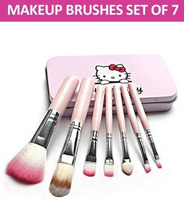 Premium Zirak Makeup Brush Set - 7 Piece Professional Cosmetic Brushes for Foundation, Blending, Eyeshadow & Contouring | Vegan & Cruelty-Free | Perfect for Makeup Artists & Beginners | Home Use & Travel Kit