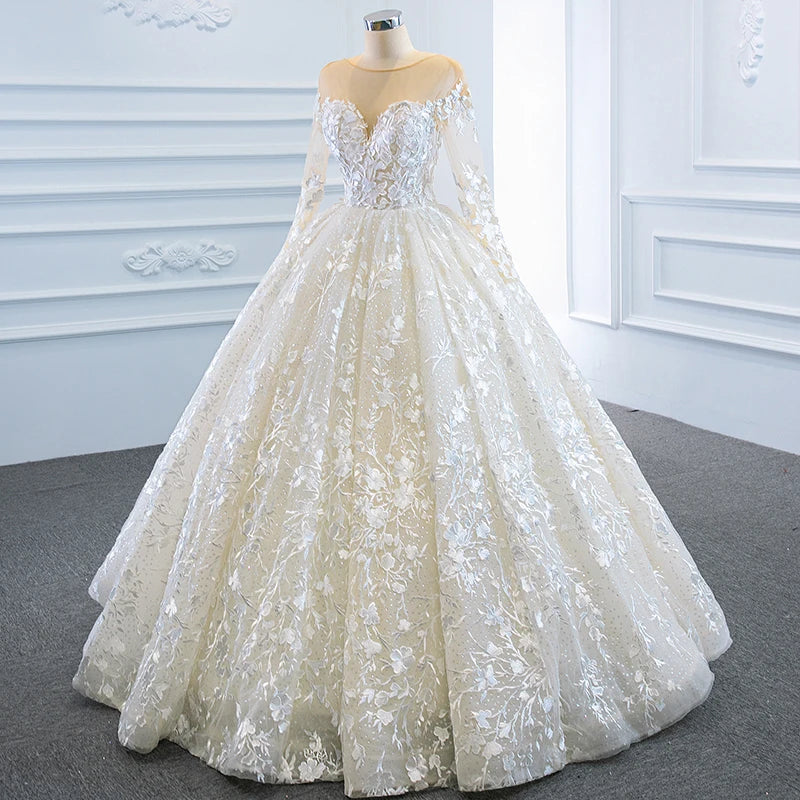 Elegant Long Sleeve Backless Lace-up Cocktail Dress with Transparent Applique & Frill Skirt - Perfect for Evening Parties, Weddings & Special Occasions
