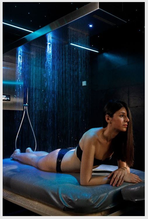 Aquaform Zenit Horizontal Shower - Modern Wall Mounted Rainfall Showerhead for Spa-Like Bathroom Experience | Perfect for Home Relaxation and Luxury Bathroom Upgrade