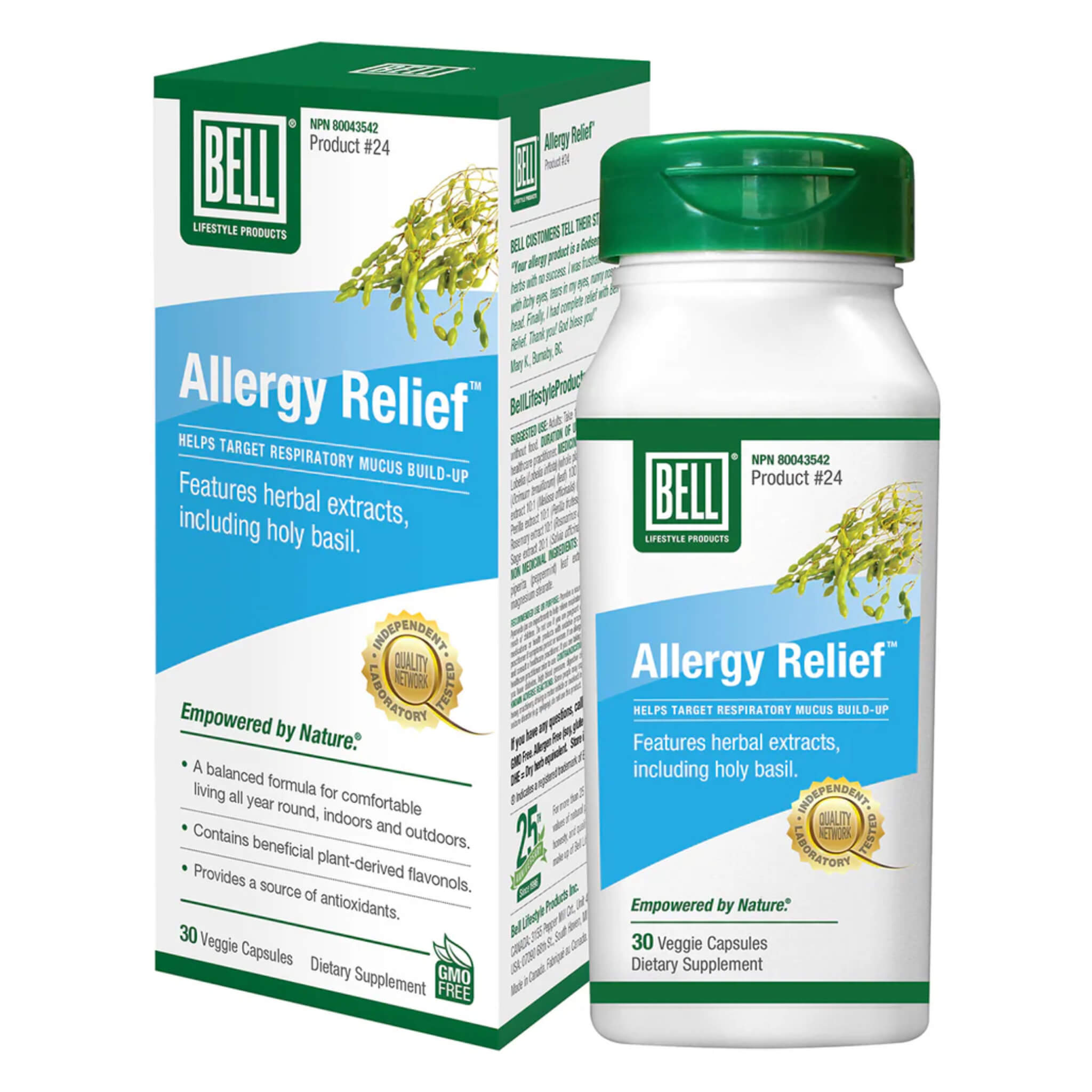 Natural Allergy Relief Homeopathic Medicine 30C Pellets - Fast Acting for Seasonal Allergies, Hay Fever & Sinus Relief - Perfect for Outdoor Activities & Travel
