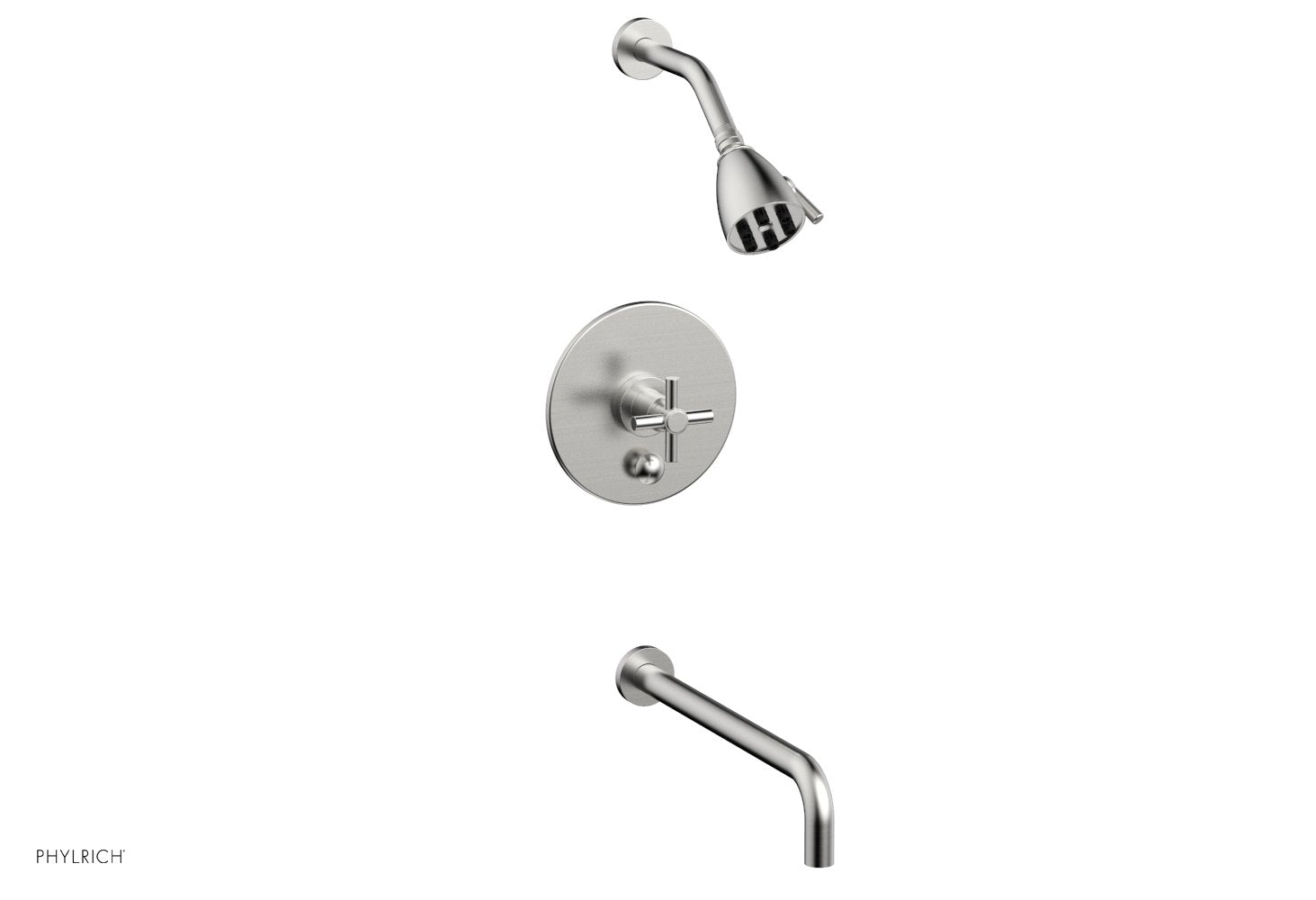 BASIC Pressure Balance Tub and Shower Set - 14-Inch Spout DPB2134 - Perfect for Bathroom Renovation & Modern Home Upgrade