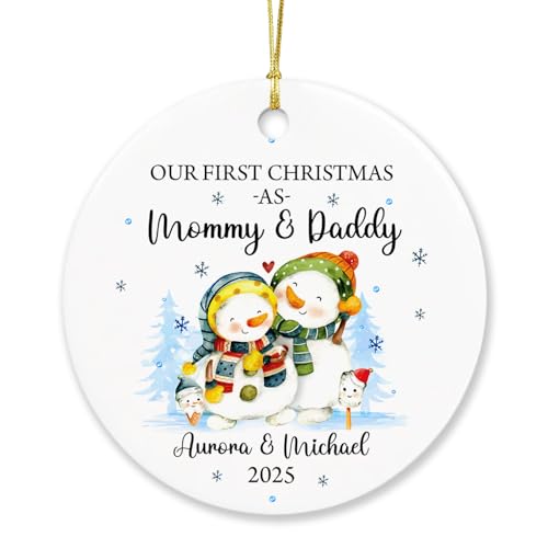 Our First Christmas as Mommy & Daddy Ornament