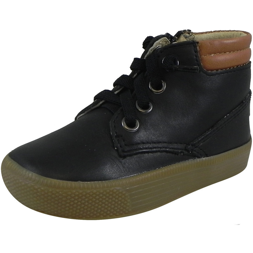 Old Soles Boys Girls 1036 Black Distressed Rover Sneakers - Comfortable Casual Shoes for Kids School Playground & Everyday Wear