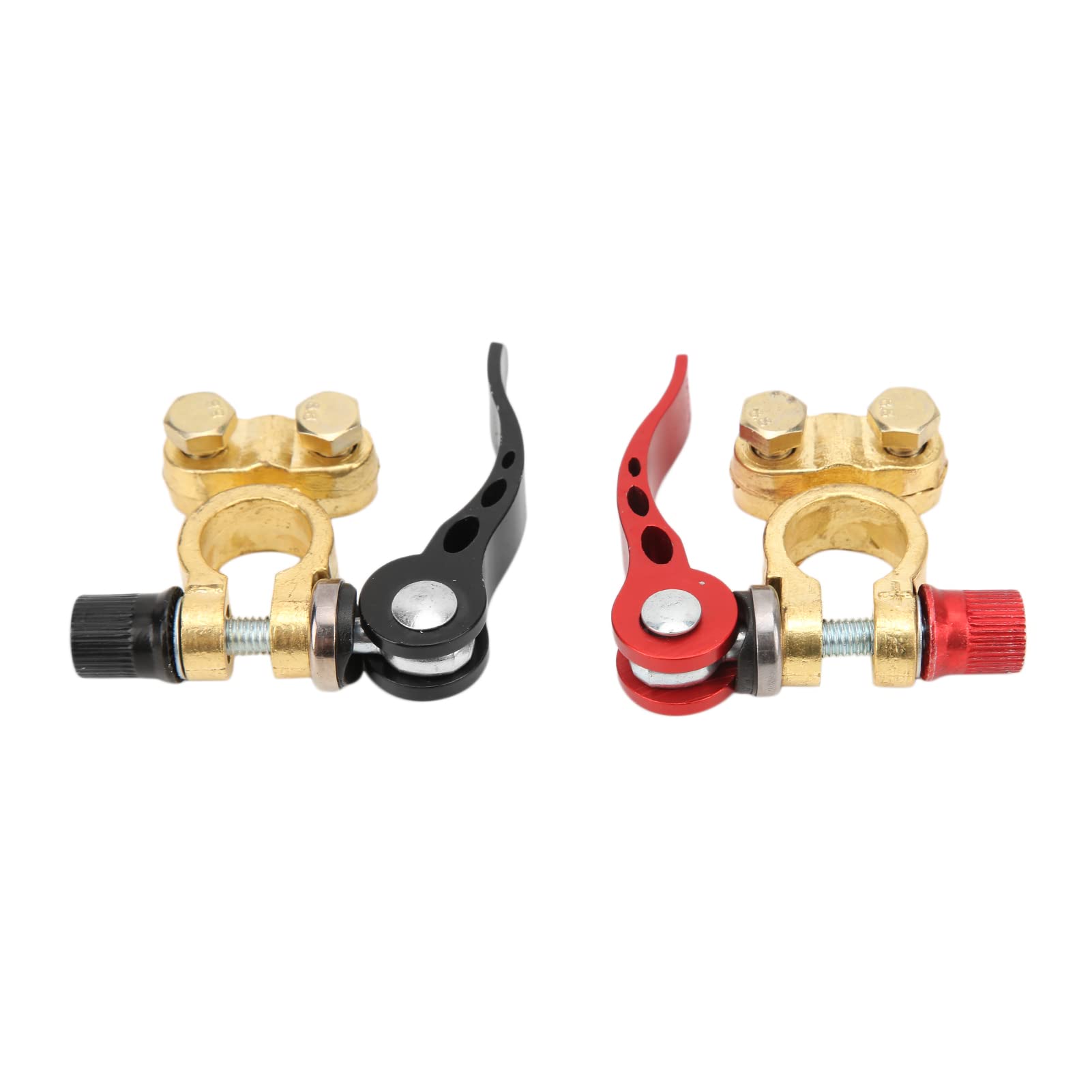 Premium Brass Battery Terminal Clamp - High Temperature Resistant, Anti-Corrosion, Heavy Duty Car Battery Connector for Easy Installation - Perfect for Automotive, Marine, and RV Battery Maintenance