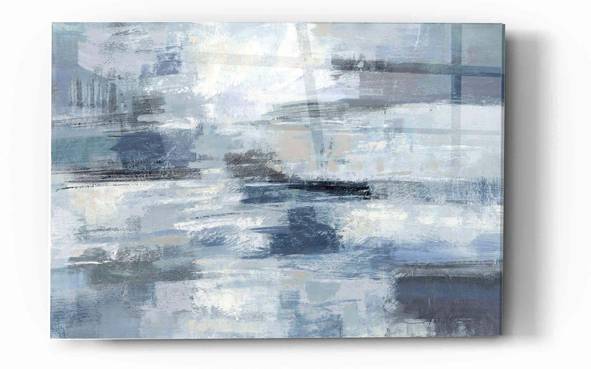 Epic Art 'Clear Water Indigo and Gray' by Silvia Vassileva - 16