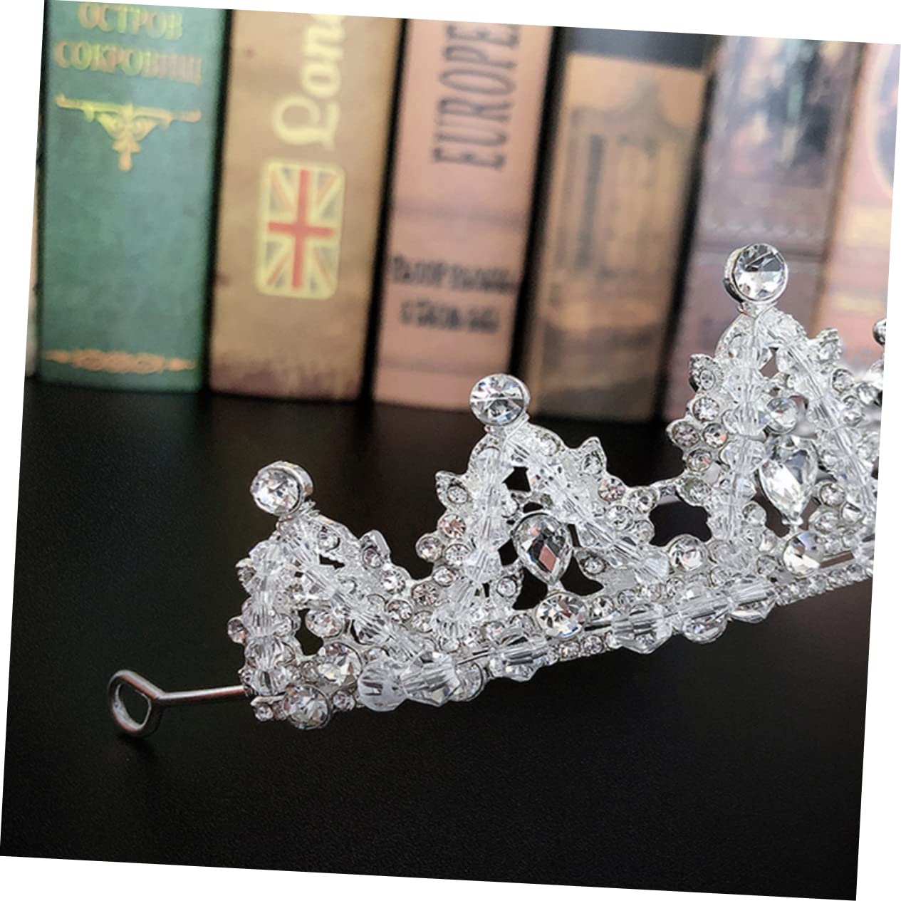 Beavorty 2 Pack Silver Rhinestone Wedding Tiara Crown for Women - Bridal Headpiece for Wedding, Prom, Quinceanera, Bar Mitzvah, Pageant & Special Occasions | Elegant Princess Hair Accessory for Brides & Dancers