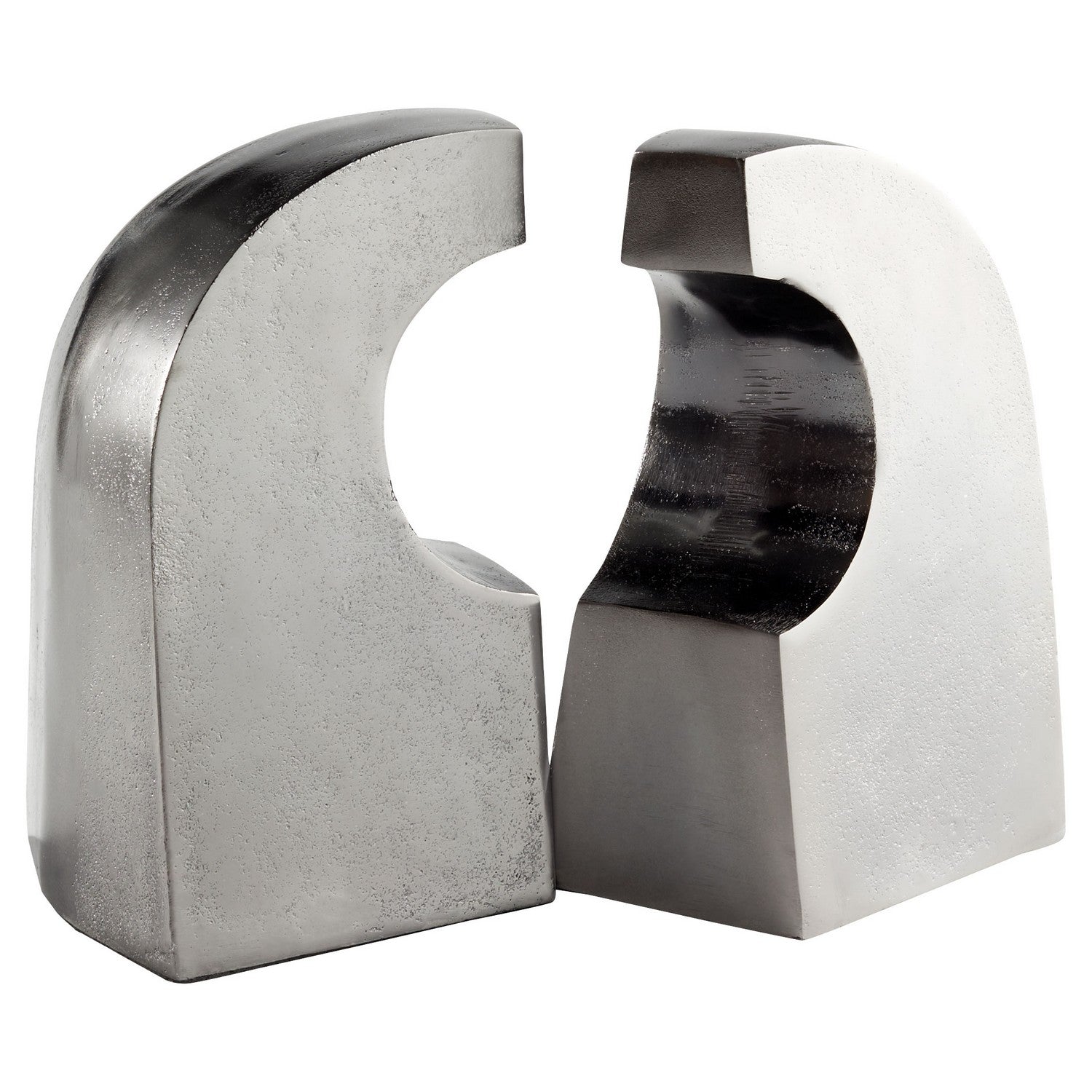 Cyan Design 11528 Apostrophe Bookends in Bronze - Stylish Book Holders for Home Office, Library, and Bookshelf Decor