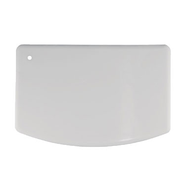Professional White Bowl Dough Scraper & Spatula for Baking - Perfect for Kneading, Cutting, and Cleaning Dough | Ideal for Home Bakers and Professional Chefs